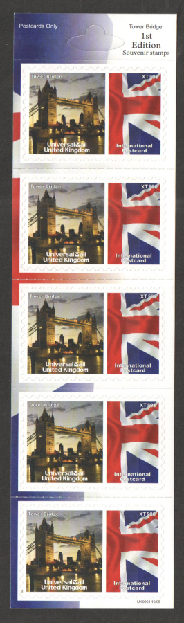 (image for) UK0004 Tower Bridge Universal Mail Stamps Dated: 10/08